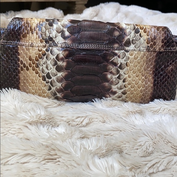Italian Exotic leather Python purse! - Picture 3 of 9